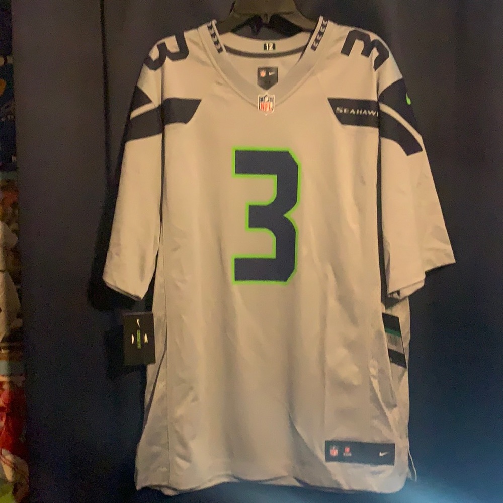 Russell Wilson Seahawks jersey with tags